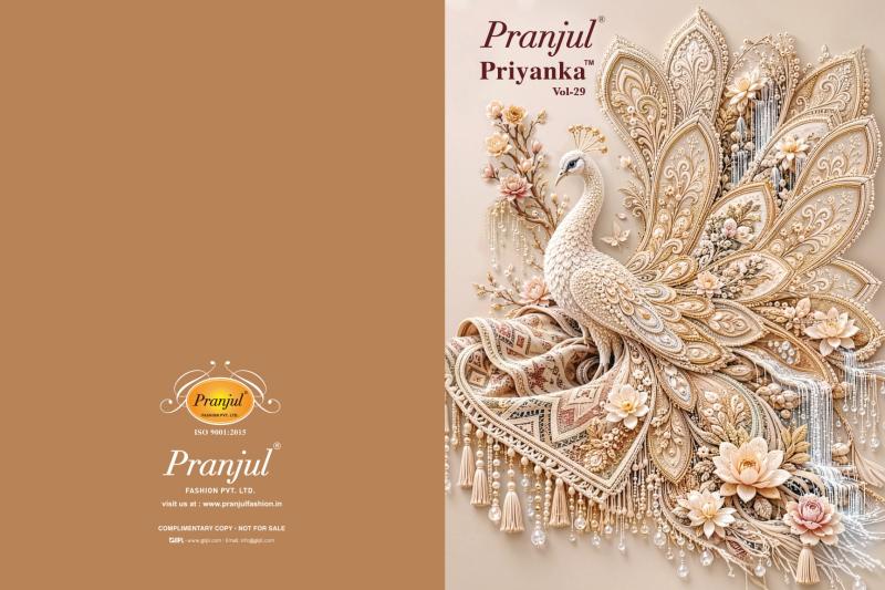 Pranjul priyanka vol 29 cotton dress material wholesalers mumbai
